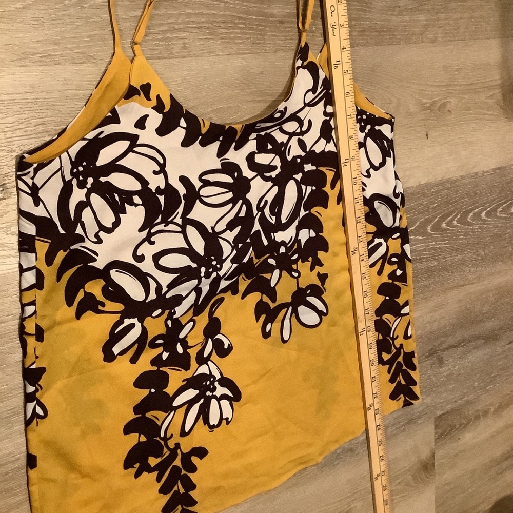 The Limited - Adjustable Spaghetti Strap Blouse - Gold & Purple - Ladies Size M - Picture 8 of 8